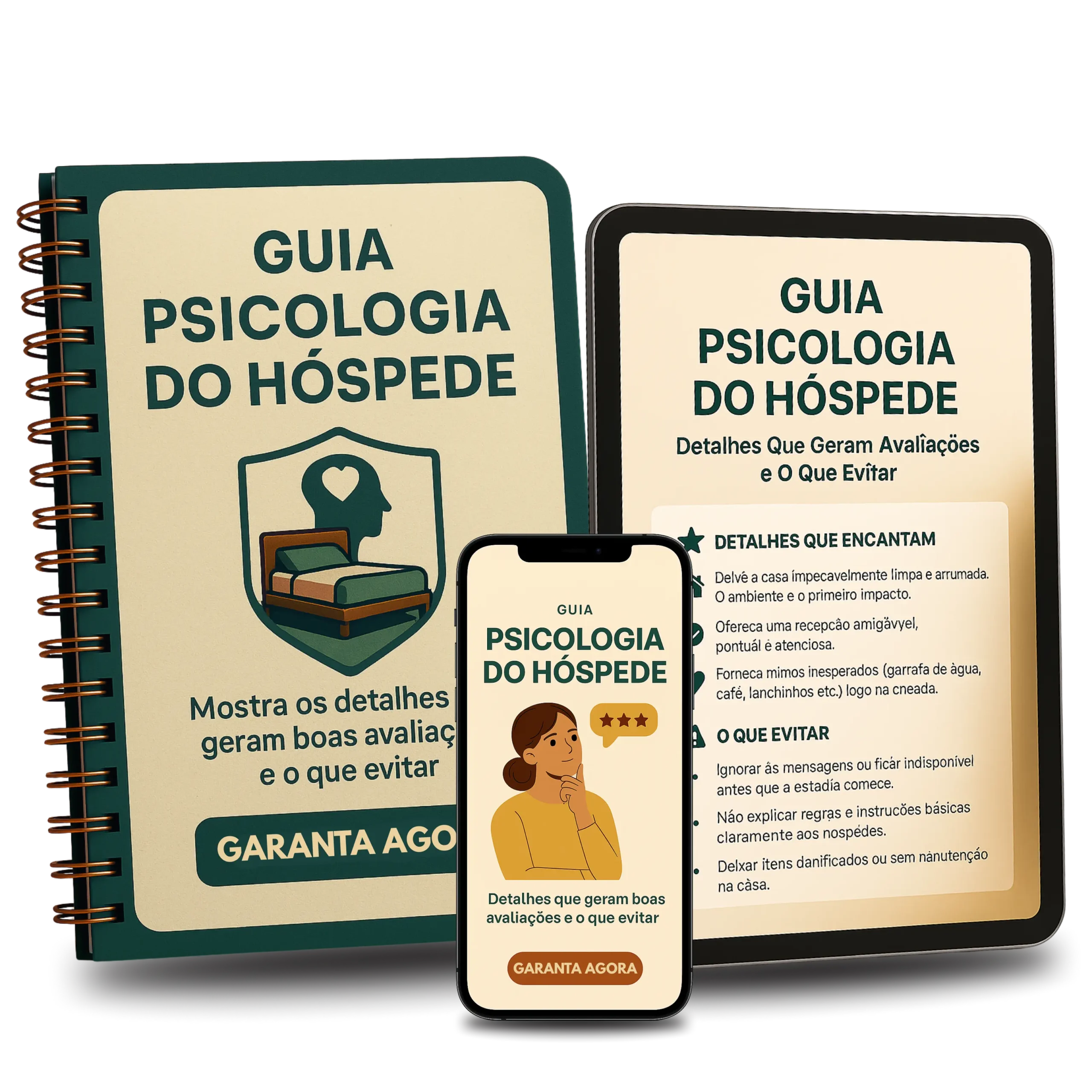 Mockup do Guia Psicologia do Hóspede