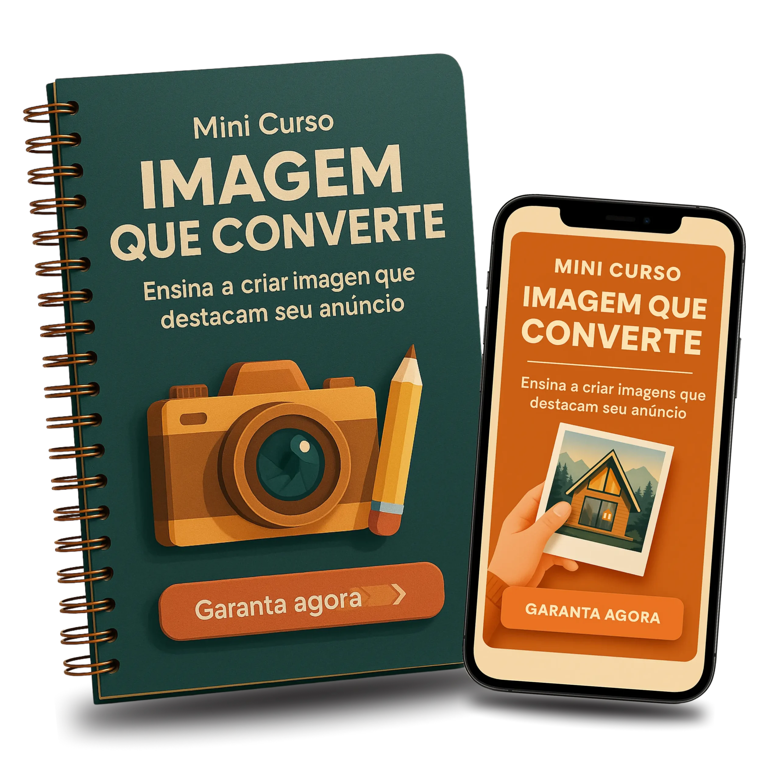 Mockup do Mini Curso Imagem que Converte
