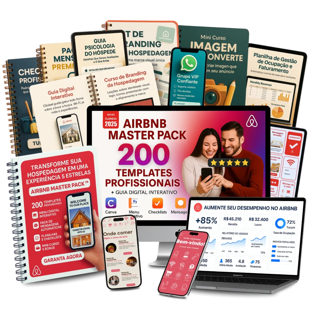 Tudo o que vem no Airbnb Master Pack