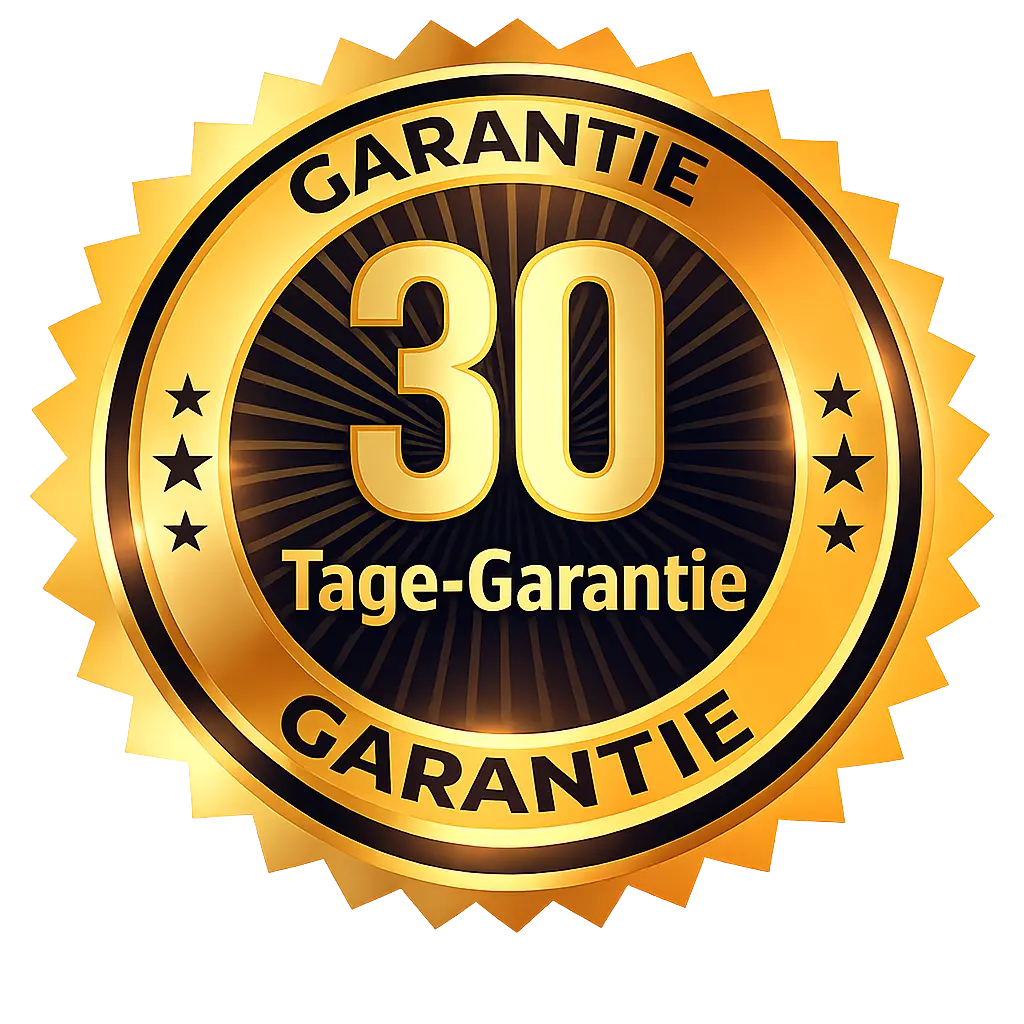 30-Tage-Garantie-Siegel — 0 Risiko