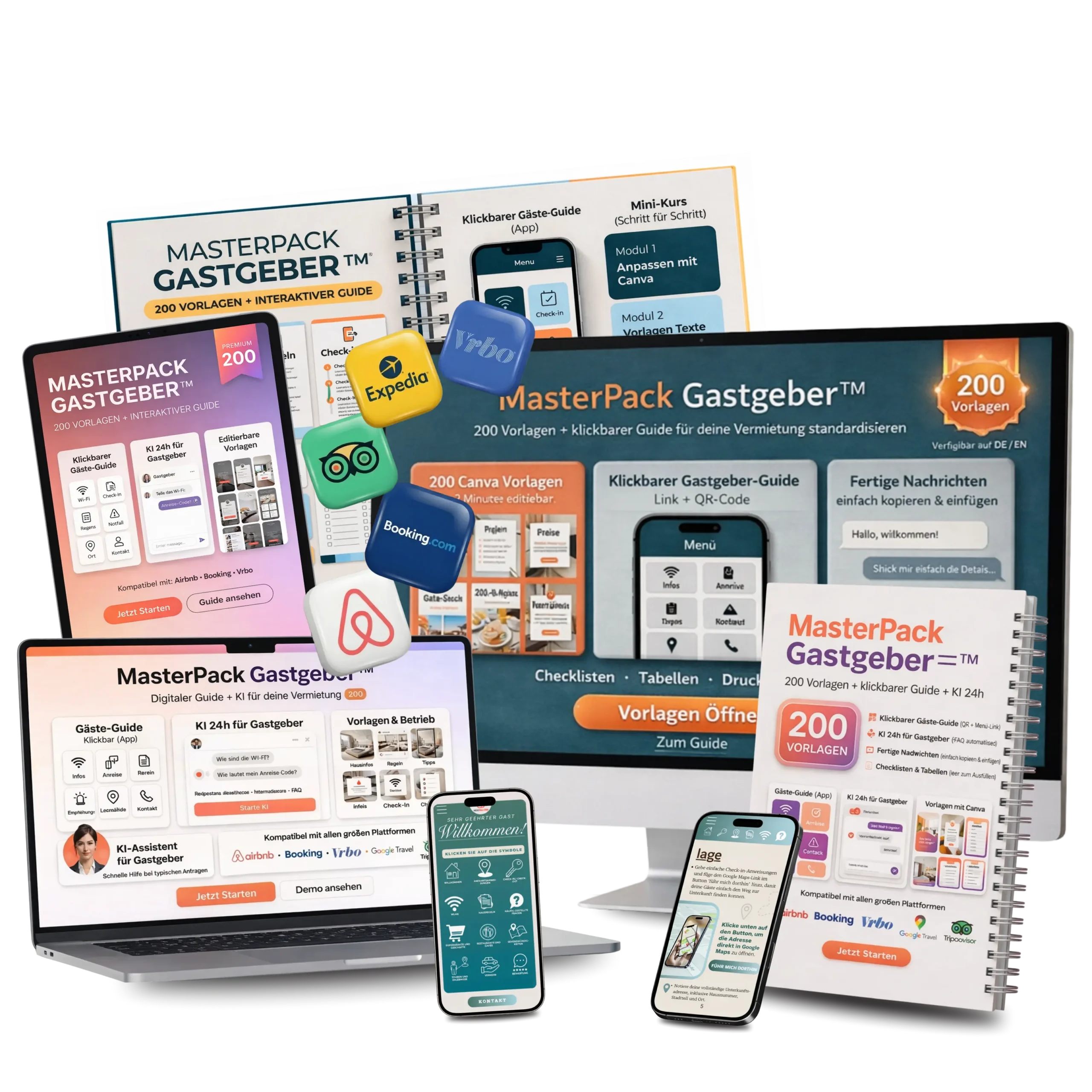 Gastgeber Masterpaket — Mockup