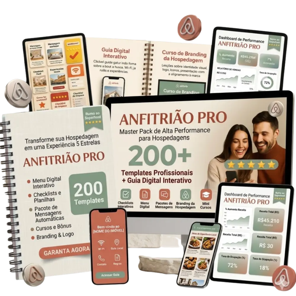 Anfitrião Pro — conteúdo do pack